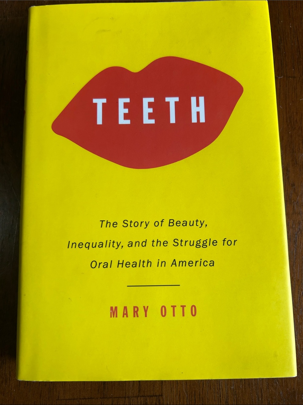TEETH by - Yellow Cover with Red Accent